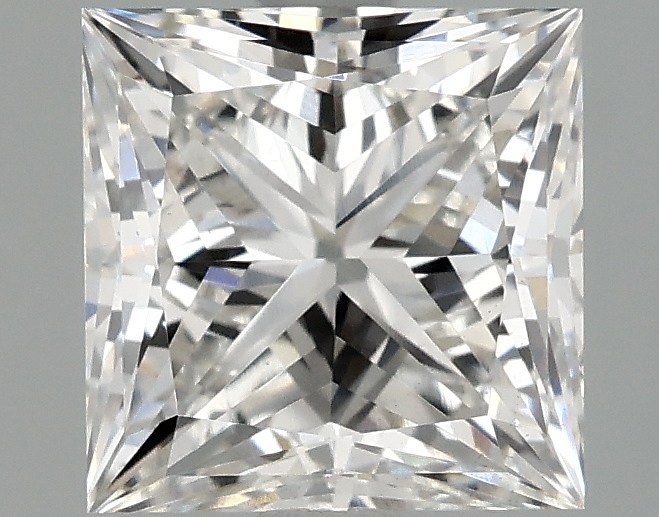 1.89ct Princess cut lab-grown diamond, F/VS2, 6.74mm x 6.70mm x 4.74mm