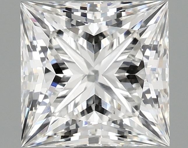 1.9ct Princess cut lab-grown diamond, E/VVS2, 6.83 X 6.70 X 4.86 mm