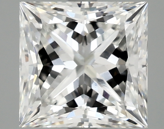 2.44ct Princess cut lab-grown diamond, F/VS1, 7.46mm x 7.35mm x 5.26mm