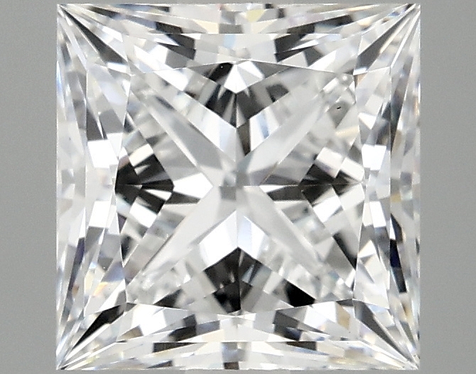 2.88ct Princess cut lab-grown diamond, D/VS1, 7.73mm x 7.69mm x 5.52mm