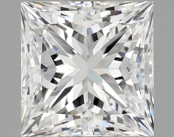 2.93ct Princess cut lab-grown diamond, E/VVS2, 7.84 x 7.72 x 5.61 mm
