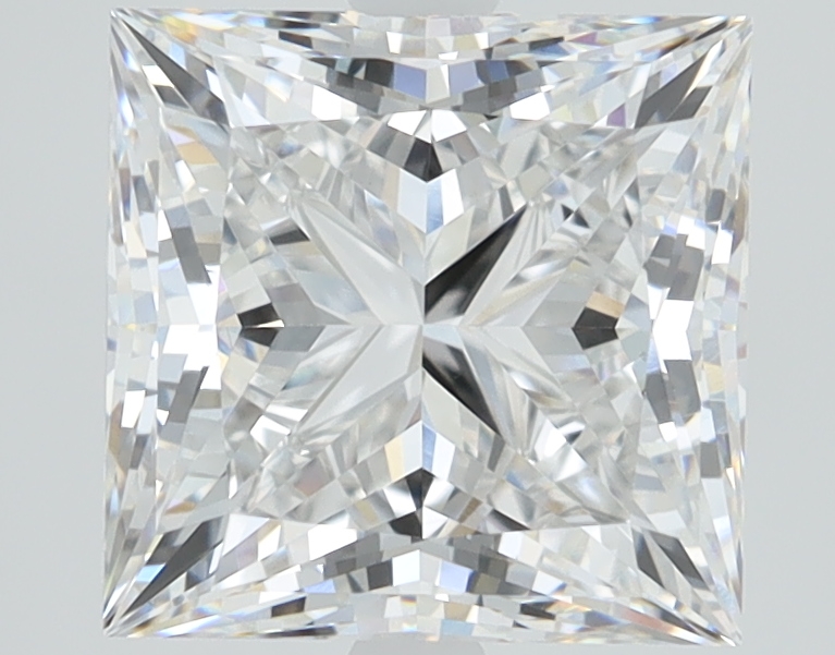 3.29ct Princess cut lab-grown diamond, E/VS1, 8.13mm ID