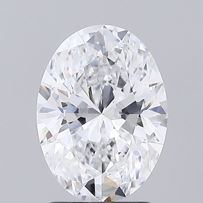 1.95ct Oval Lab-Grown Diamond, D/VS1, 9.72mm ID