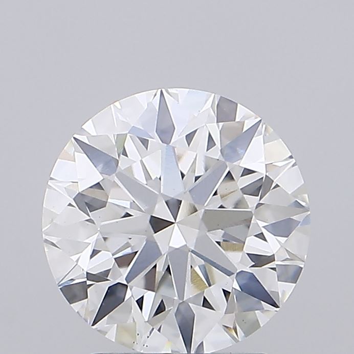 2.17ct round lab-grown diamond E/VS1, 8.22mm, IGI certified.