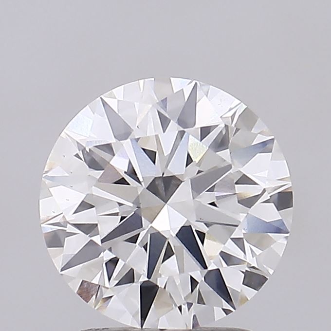 2.18ct round F/VS1 lab-grown diamond, 8.30mm, IGI certified.