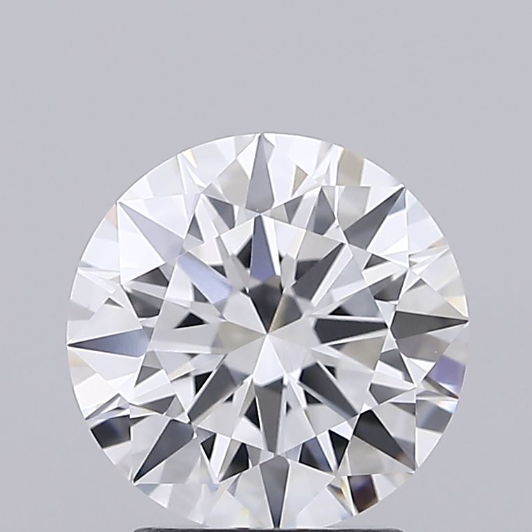 2.38ct round lab-grown diamond E/VVS2, 8.58mm, IGI certified.