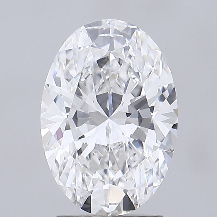 2.44ct Oval Cut Lab Diamond, E Color, VS1 Clarity, 10.85mm ID