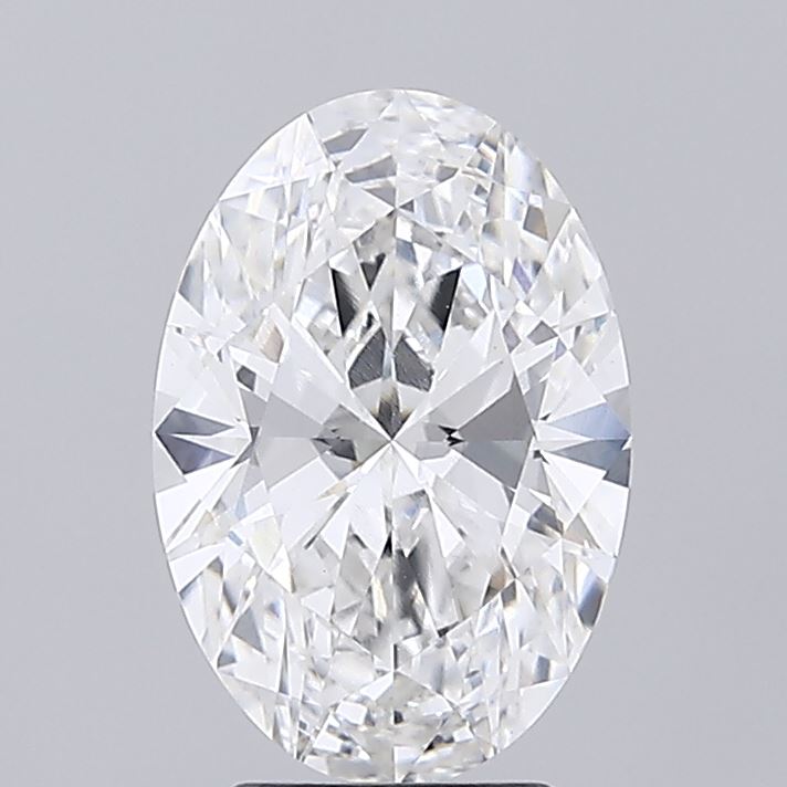 3.16ct Oval Lab-Grown Diamond, E/VS1, 12.14mm ID