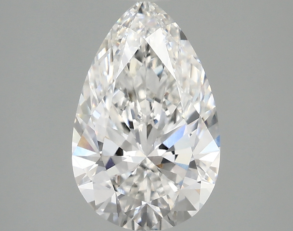 1.84ct Pear Cut Lab-Grown Diamond, F/VVS1, 10.81mm ID