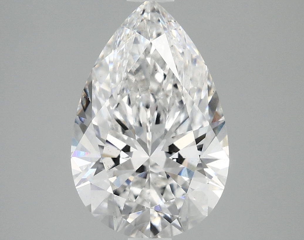 2.9ct Pear Cut Lab-Grown Diamond, E Color, VS2 Clarity, 12.30mm ID