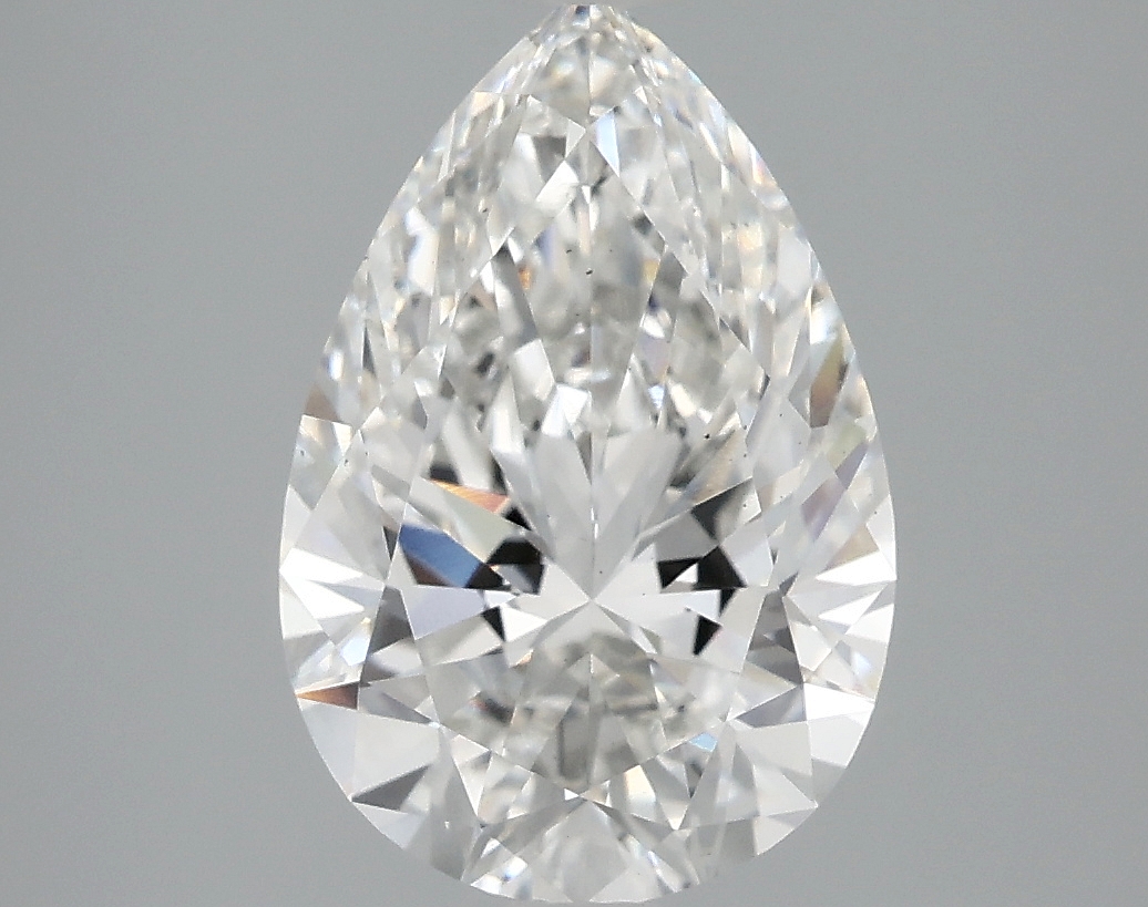 2.87ct Pear Cut Lab-Grown Diamond, F/VS2, 12.25mm ID