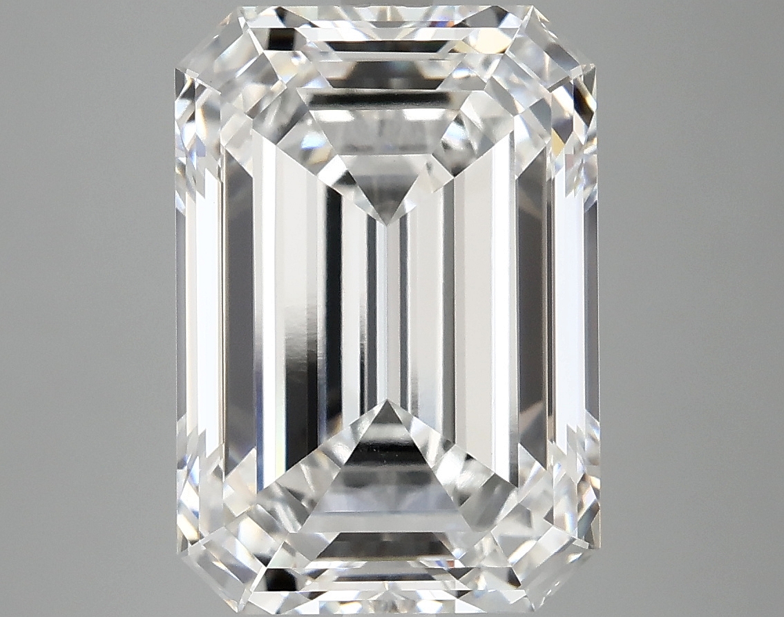 6.93ct Emerald Cut Lab Diamond, E Color, VVS2 Clarity, 13.12x9.11x5.91mm