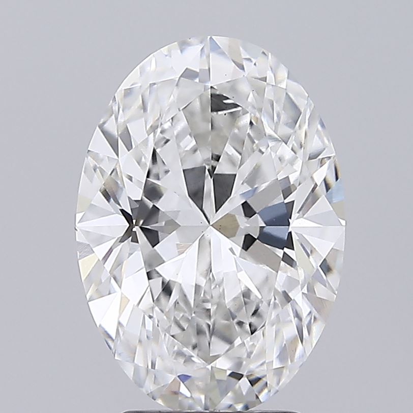 3.27ct Oval lab-grown diamond