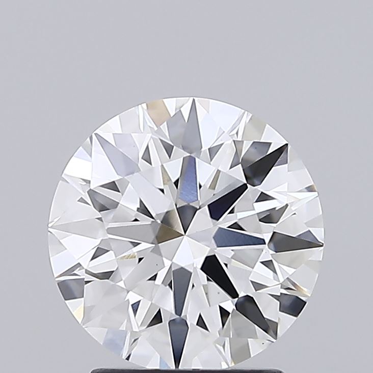 2.22ct round lab-grown diamond E/VS1, 8.34mm, IGI certified.