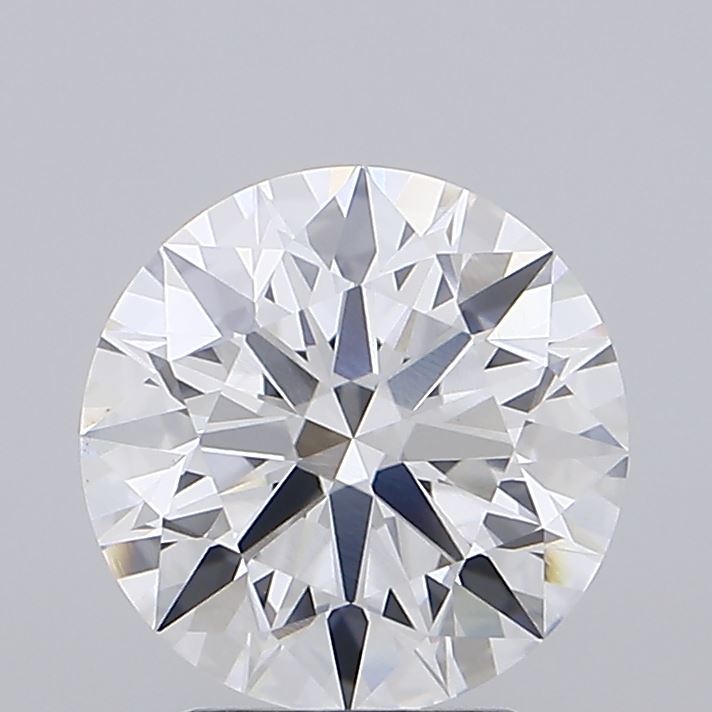 2.91ct round F/VVS2 lab-grown diamond, 9.13mm, IGI certified.