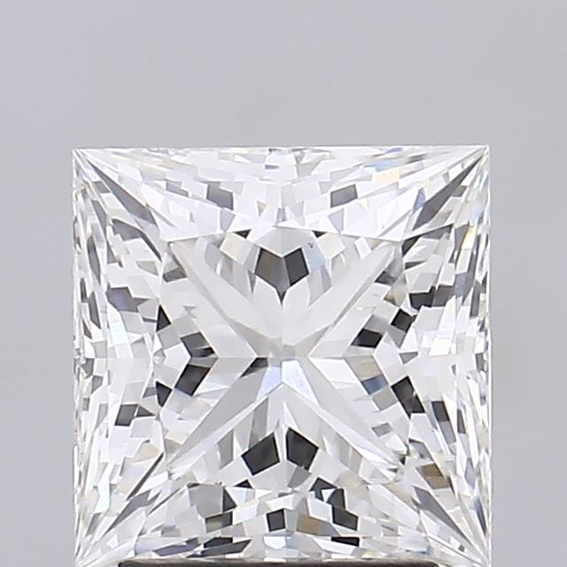 2.89ct Princess Cut Lab-Grown Diamond, F/VS1, 7.88mm ID