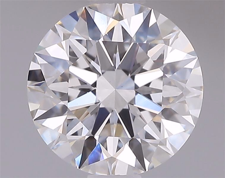1.56ct round lab-grown diamond, E color, VVS2 clarity, 7.41mm ID