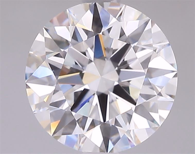 2.29 carat round lab-grown diamond, E/VVS2, 8.51mm ID