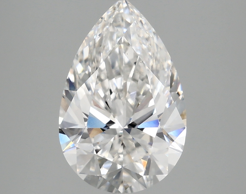 2.7ct Pear Cut Lab-Grown Diamond, E Color, VS1 Clarity