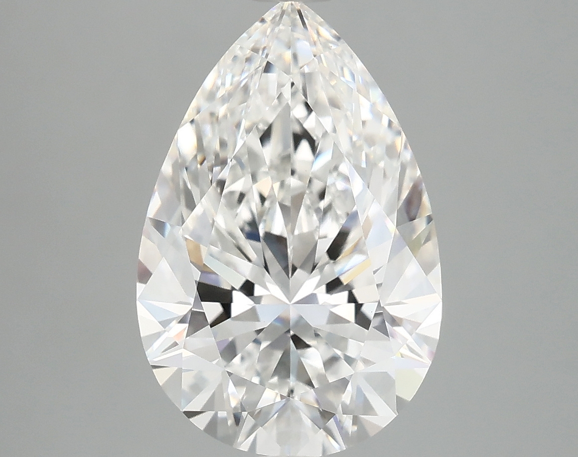 4.07ct Pear Cut Lab-Grown Diamond, E Color, VVS2 Clarity
