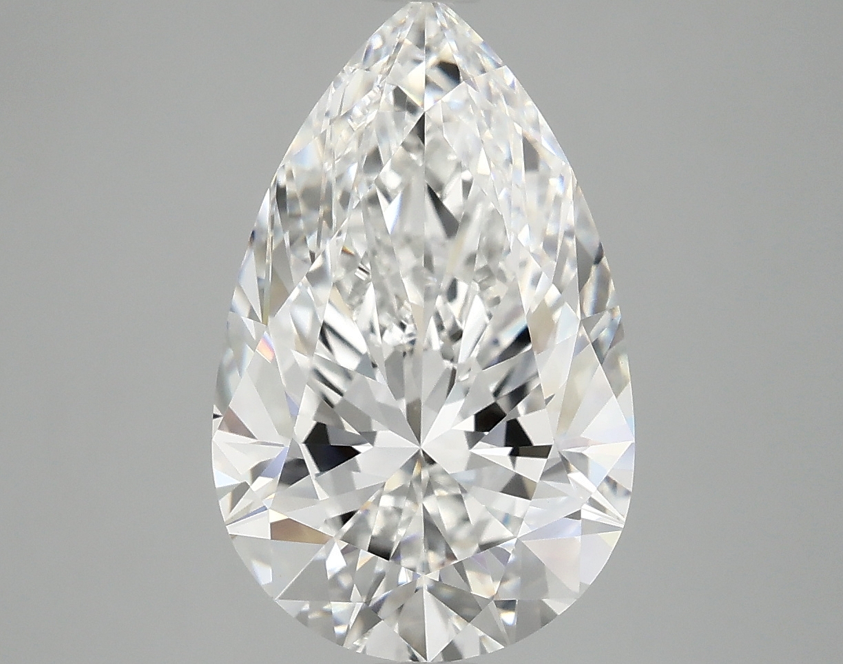 4.57ct Pear lab-grown diamond