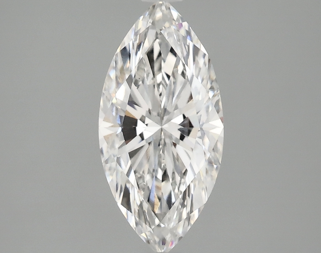 Lab-grown 1.68ct marquise diamond, F color, VS1 clarity, IGI certified.