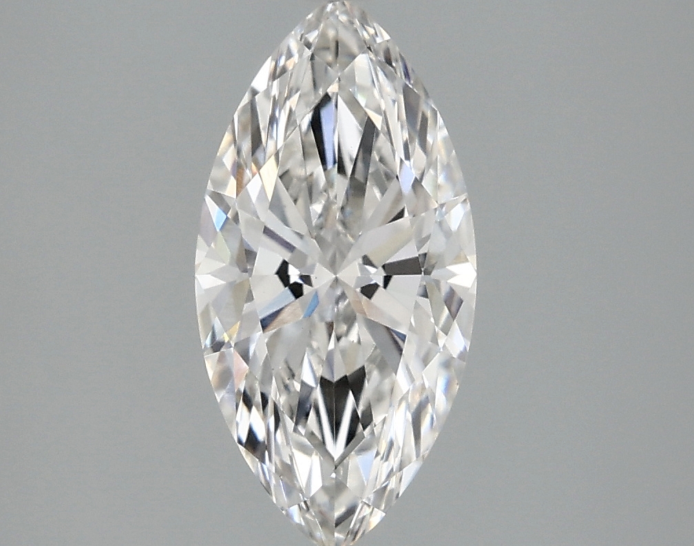 Lab-grown 1.68ct marquise diamond with F/VS1 characteristics, measuring 12.30 x 6.10 x 3.89mm.