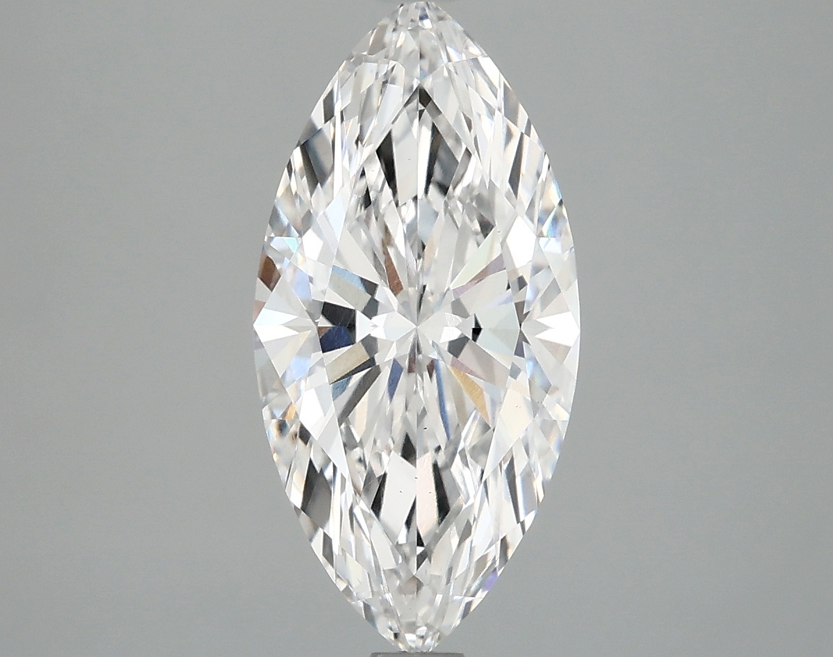 2.4ct Marquise Lab Diamond, D/VS1, 14.44x7.05x4.25mm