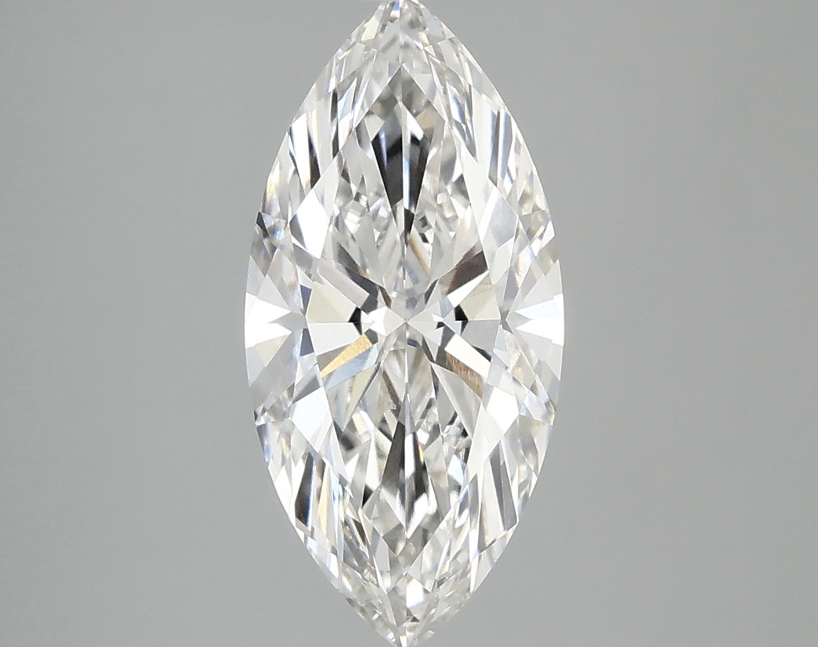 2.41ct lab-grown marquise diamond, F color, VVS1 clarity, 14.43x6.88x4.24mm