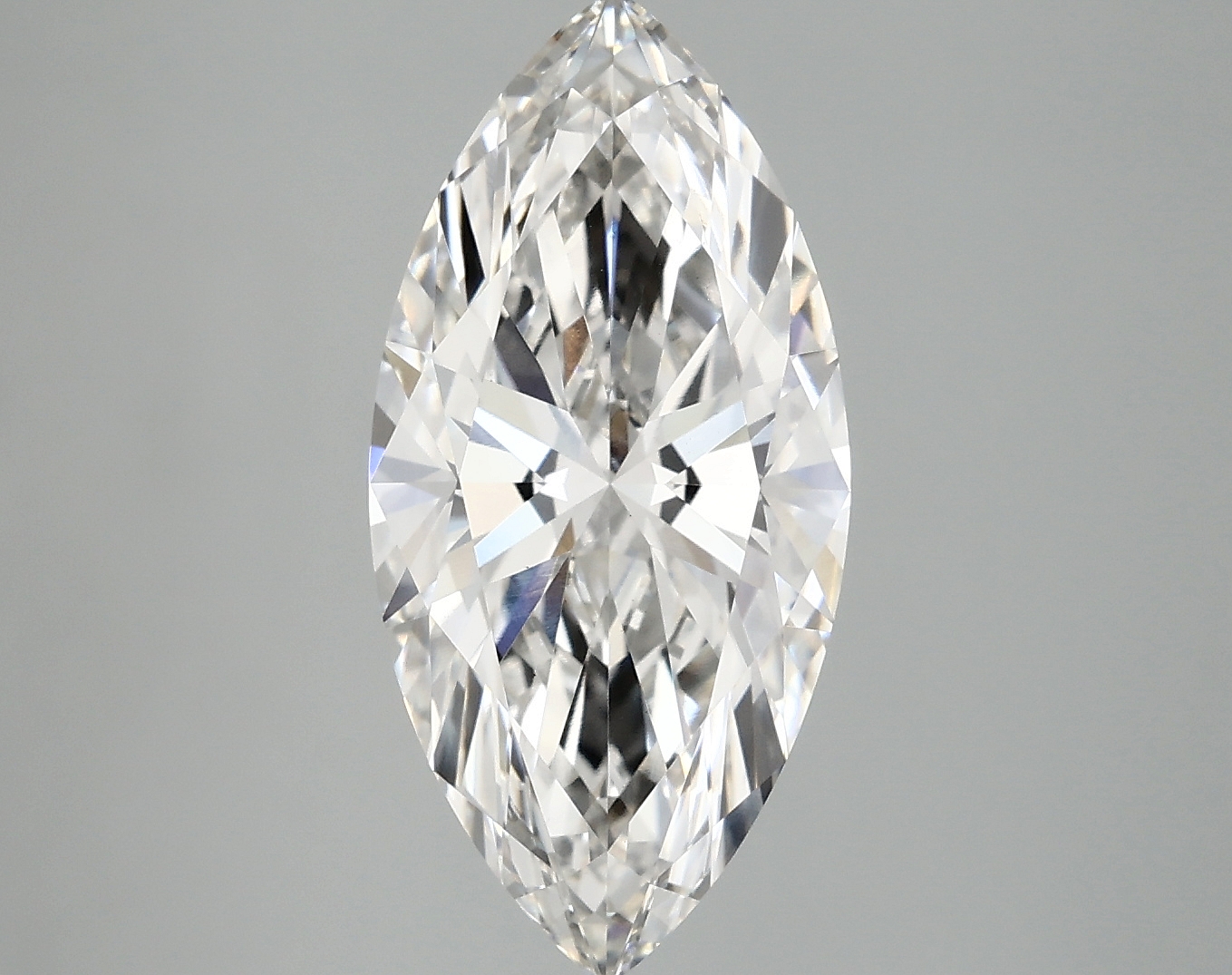 3.42ct lab-grown marquise diamond, F/VVS2, 16.38x7.88x4.75mm