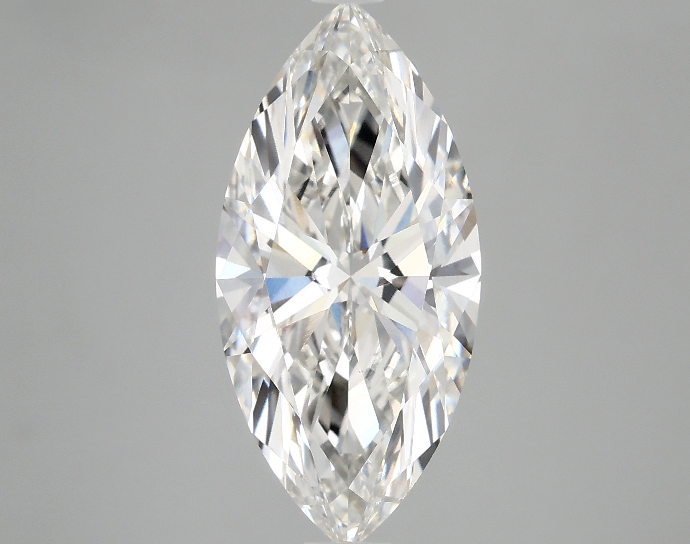 3.46ct lab-grown marquise diamond, F color, VVS2 clarity, IGI certified