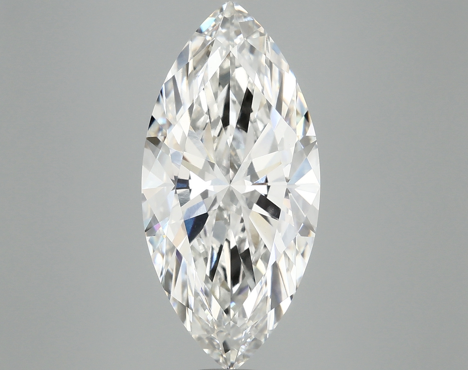 Lab-grown 4.73ct marquise diamond, F color, VVS2 clarity, IGI certified