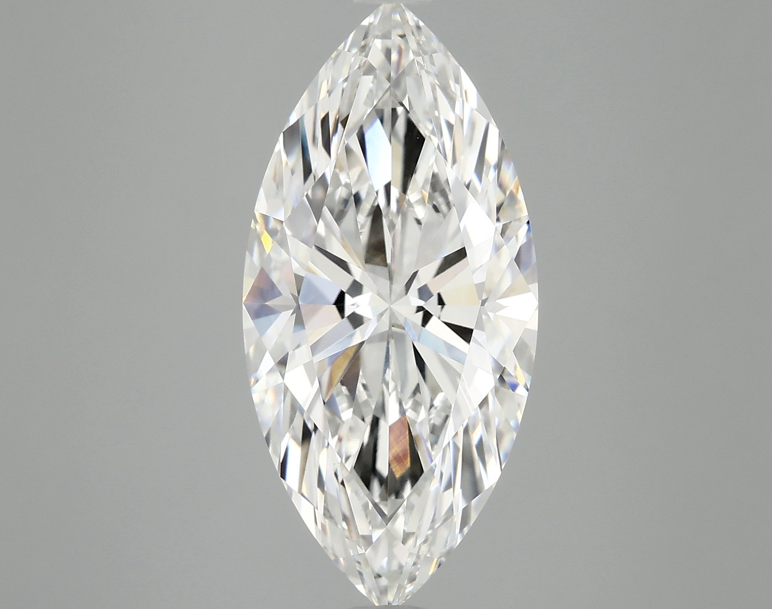4.81ct lab-grown marquise diamond, F color, VVS2 clarity, 18.05x8.63x5.42mm