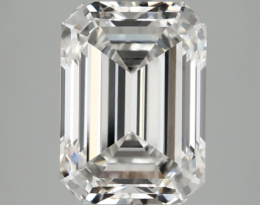 4.1ct lab-grown emerald diamond, F color, VS1 clarity, 10.54mm ID
