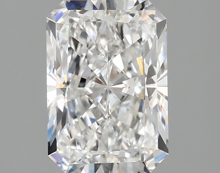 1.85ct Radiant cut lab-grown diamond, D/VVS2, 8.65x6.02x4.12mm