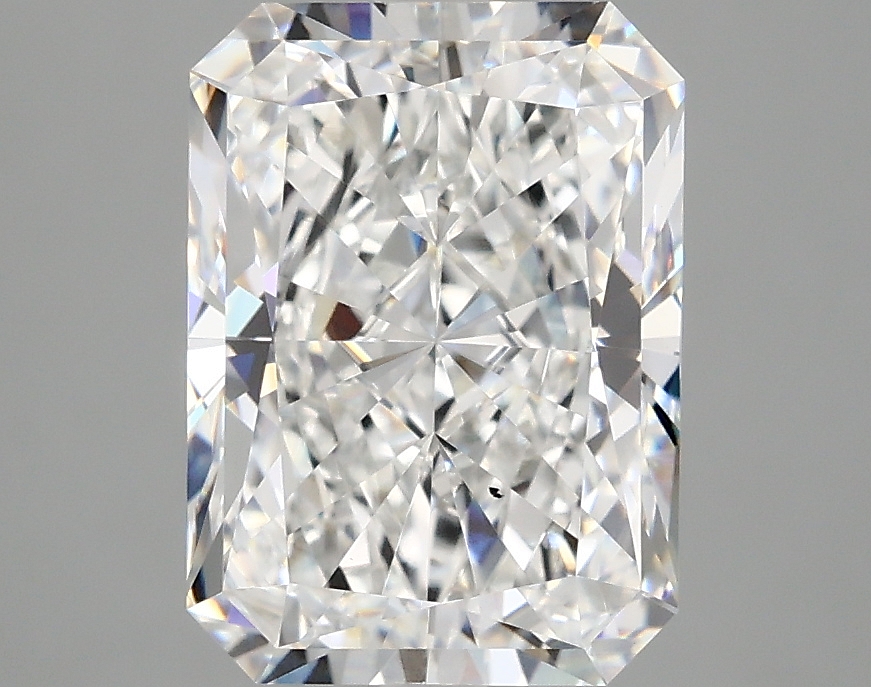 3.16ct Radiant cut lab-grown diamond, E/VS2, 10.12x7.35x4.97mm
