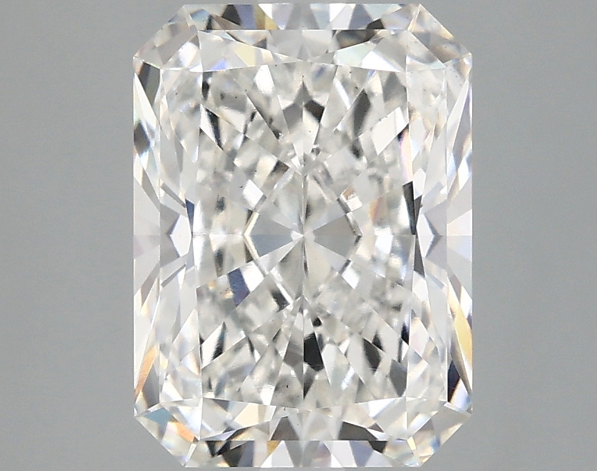 3.17ct Radiant cut lab-grown diamond, E/VS2, 10.06mm x 7.33mm x 4.95mm
