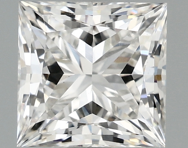 1.34 carat lab-grown Princess diamond, F color, VS1 clarity, IGI certified