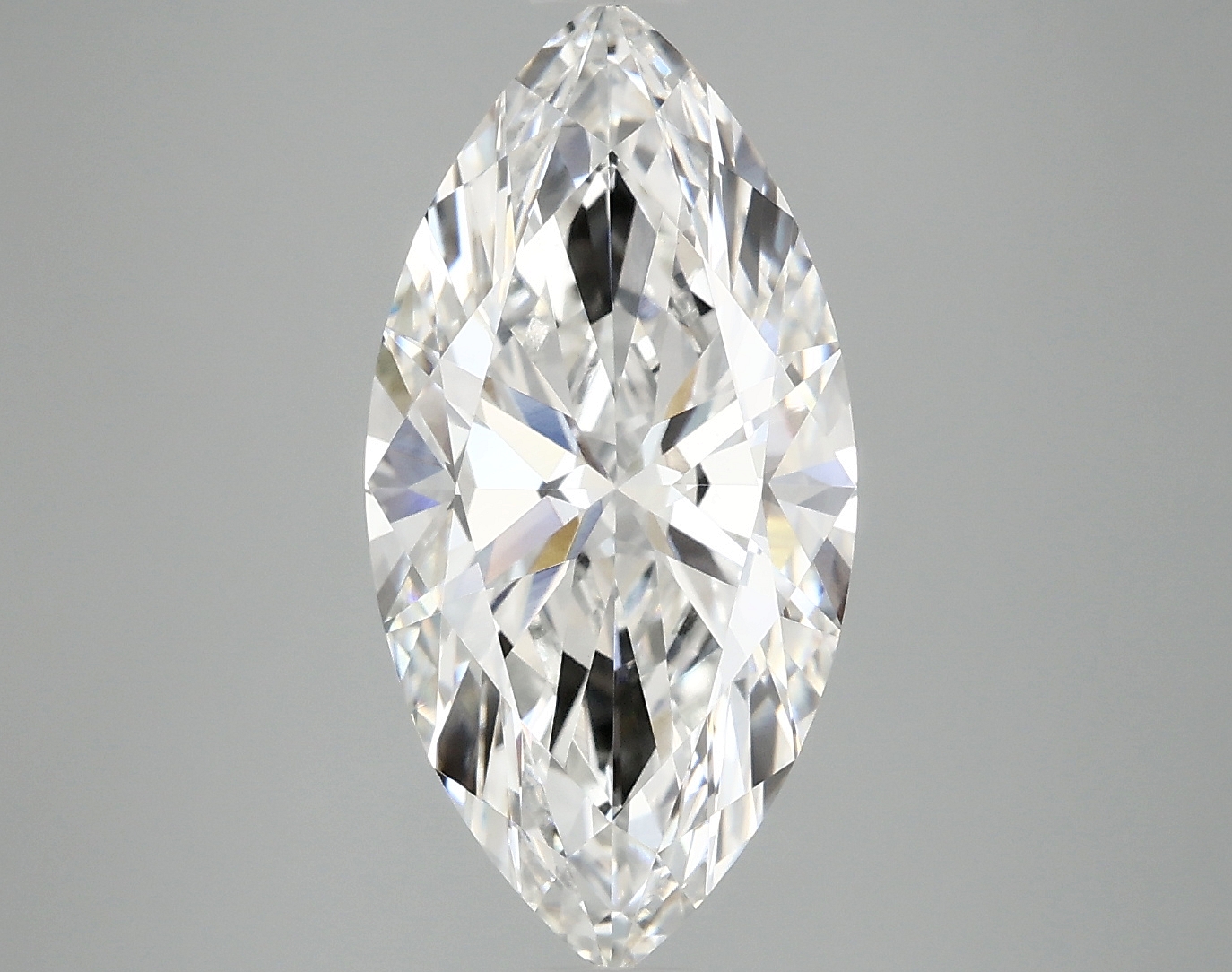 3.81ct lab-grown marquise diamond, F color, VVS2 clarity, 16.44 x 8.20 x 5.00 mm measurements