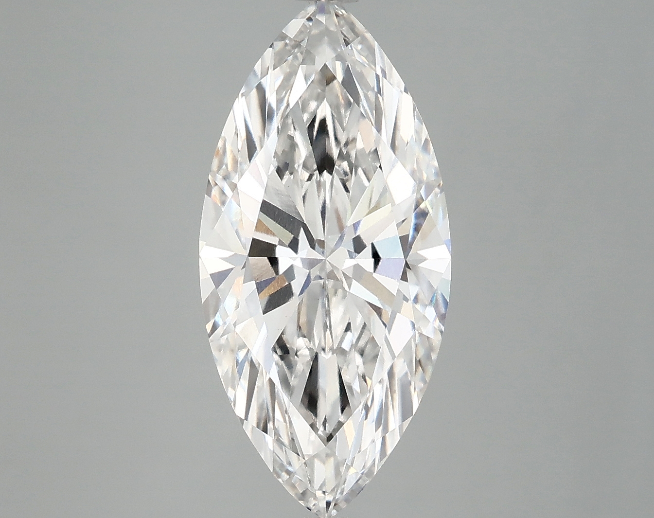 3.82ct lab-grown marquise diamond, F color, VVS2 clarity, 16.72 x 7.98 x 4.99 mm measurements