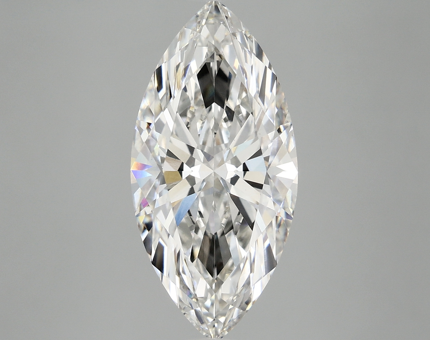 3.83ct lab-grown marquise diamond, F color, VVS2 clarity, IGI certified