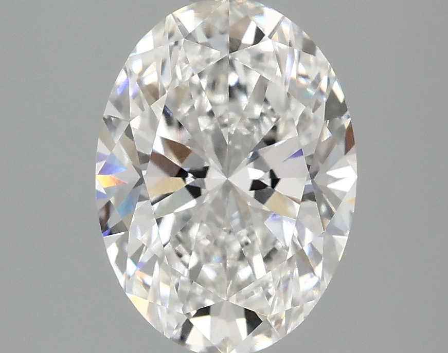 2.21ct oval lab-grown diamond, F color, VS1 clarity, IGI certification