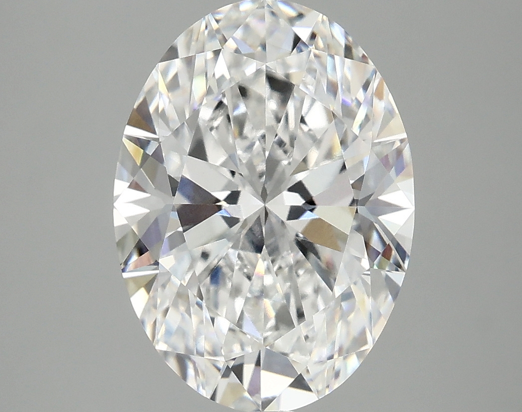 3.85ct Oval Lab-Grown Diamond, D/VS1, 12.28mm ID