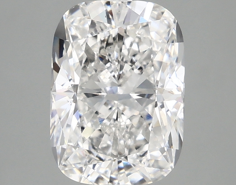 2.48ct cushion cut lab diamond, E/VS2, 9.63mm ID