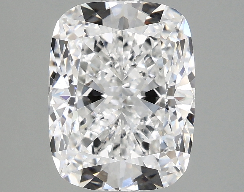 2.69ct Cushion Cut Lab Diamond, D Color, VS1 Clarity