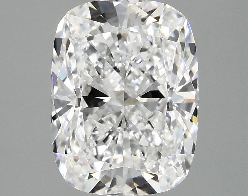 2.85ct cushion cut lab diamond, D/VS1, 9.94mm ID