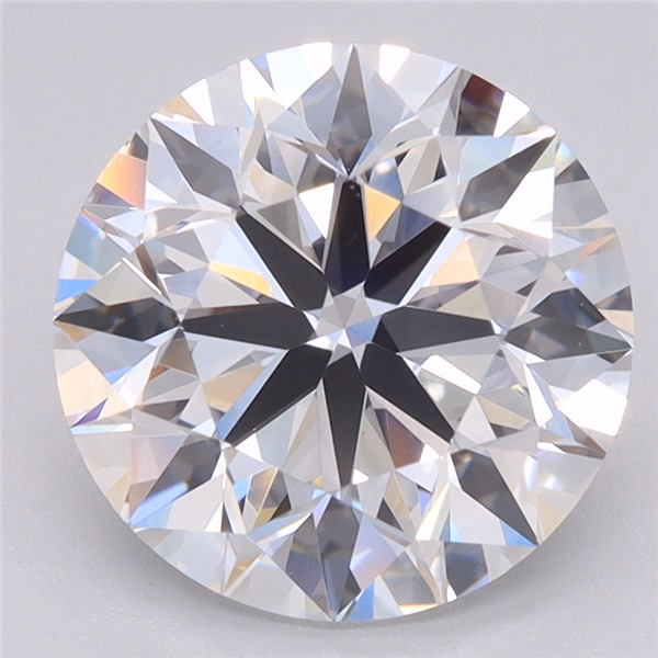 2.07ct Round Lab-Grown Diamond, D Color, VS2 Clarity, 8.10mm ID
