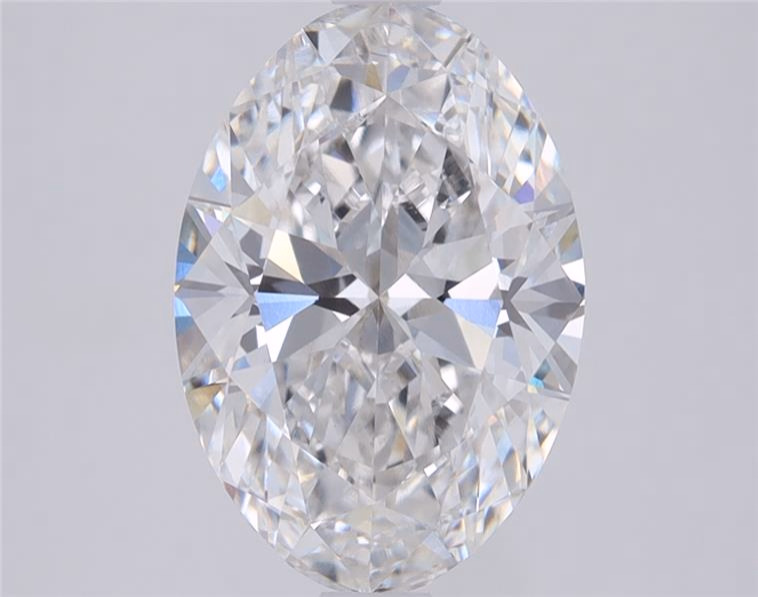 1.04ct Oval Lab-Grown Diamond, D/IF, 8.23mm ID