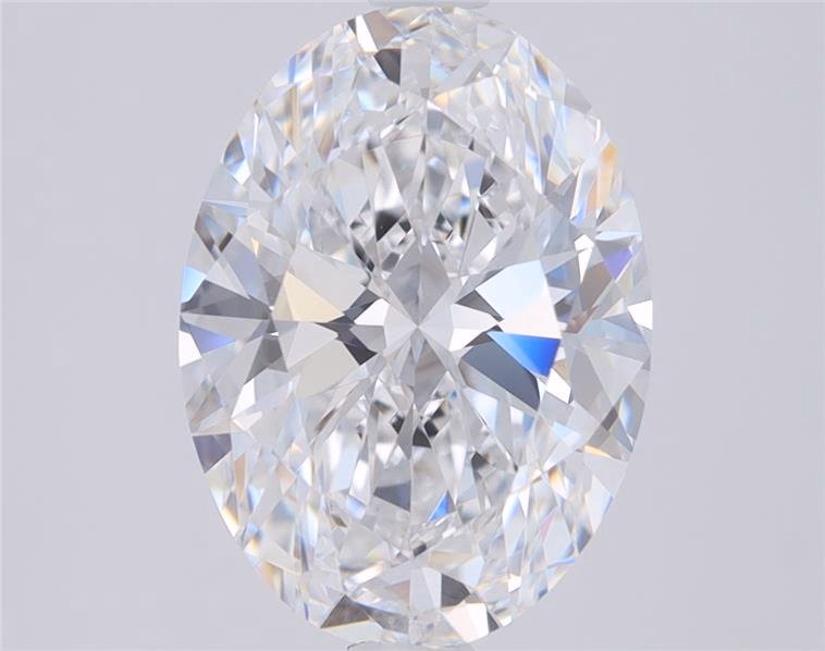 1.08ct Oval Lab-Grown Diamond, D Color, VVS1 Clarity, 8.49mm ID