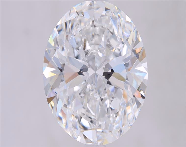 3.73ct Oval Lab-Grown Diamond, E/VVS1, 12.35mm ID